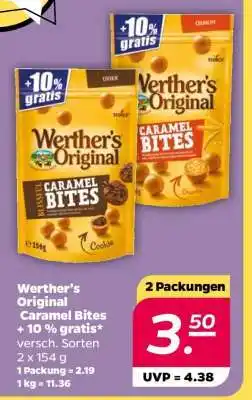 NETTO Werther’s Original Caramel Bites + 10% gratis Angebot