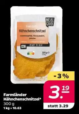 NETTO Farmländer Hähnchenschnitzel Angebot