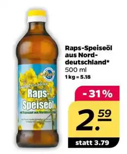 NETTO Raps-Speiseöl aus Norddeutschland Angebot