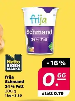 NETTO frija Schmand Angebot