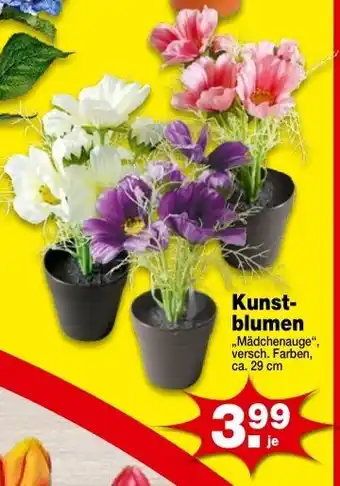 Krümet Sonderposten Kunstblumen Angebot