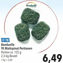 CITTI Markt Bonduelle TK Blattspinat Portionen Angebot