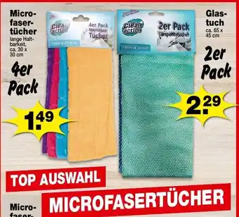 Krümet Sonderposten Clean Action Microfasertucher Angebot