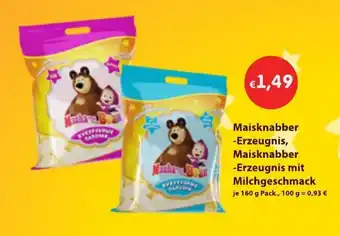 Mix Markt Masha and The Bear Maisknabber 160g Angebot