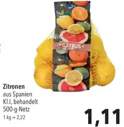 CITTI Markt Zitronen Angebot