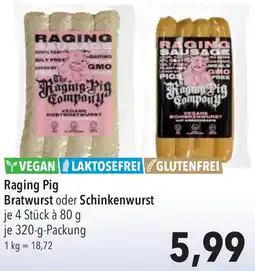 CITTI Markt Raging Pig Bratwurst oder Schinkenwurst Angebot