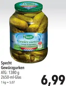 CITTI Markt Specht Gewürzgurken Angebot