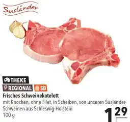 CITTI Markt Susländer Frisches Schweinekotelett Angebot