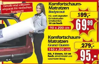 Wreesmann Komfortschaum-Matratzen Bodyscout 90*200 Angebot