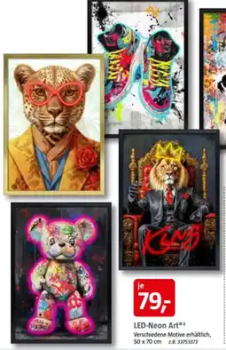 Bauhaus LED-Neon Art Angebot