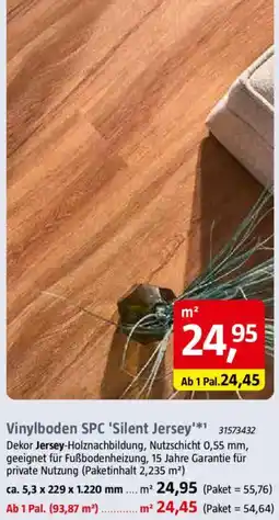 Bauhaus Vinylboden SPC 'Silent Jersey' Angebot