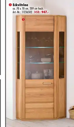 Möbel Mahler Eckvitrine Angebot