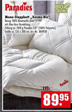 Möbel Mahler Paradies mono-steppbett kosmo bio Angebot