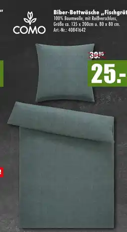 Möbel Mahler Como biber-bettwäsche 'fischgrät' Angebot