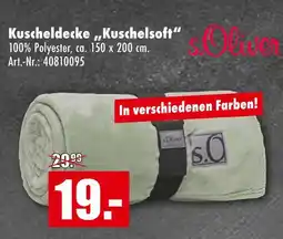 Möbel Mahler S.oliver kuscheldecke kuschelsoft Angebot
