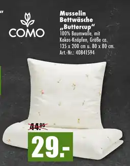 Möbel Mahler Como musselin bettwäsche 'buttercup' Angebot