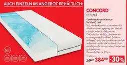 Matratzen Concord Concord komfortschaum-matratze vitalis h3 | h4 Angebot