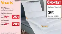 Matratzen Concord Vitalis kopfkissen gesteppt Angebot