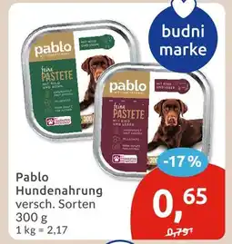 Budni Pablo feine pastete mit wild und huhn Angebot
