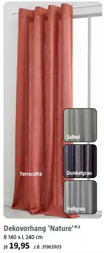 Bauhaus Dekovorhang 'Nature' Angebot