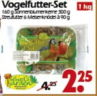 Wreesmann Bird's Garden Vogelfutter-Set 1kg Angebot