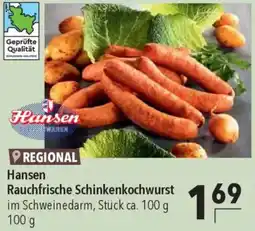 CITTI Markt Hansen Rauchfrische Schinkenkochwurst Angebot