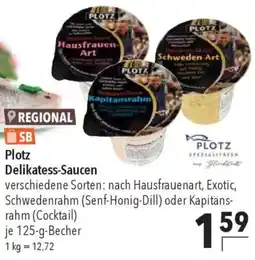 CITTI Markt Plotz Delikatess-Saucen Angebot