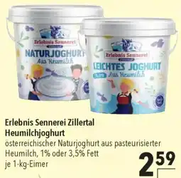 CITTI Markt Erlebnis Sennerei Zillertal Heumilchjoghurt Angebot