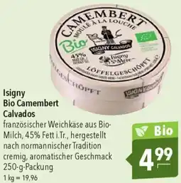 CITTI Markt Isigny Bio Camembert Calvados Angebot