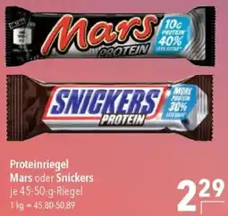 CITTI Markt Proteinriegel Mars oder Snickers Angebot