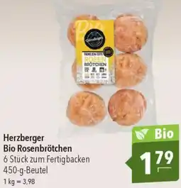 CITTI Markt Herzberger Bio Rosenbrötchen Angebot