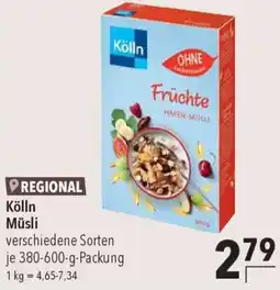 CITTI Markt Kölln Müsli Angebot