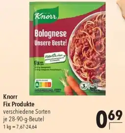 CITTI Markt Knorr Fix Produkte Angebot