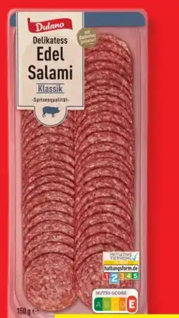 Lidl Dulano Delikatess Edelsalami Angebot
