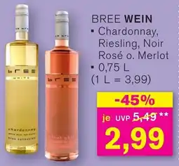 KODi BREE WEIN Chardonnay, Riesling, Noir Rosé o. Merlot Angebot