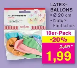 KODi LATEX- BALLONS Angebot