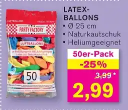 KODi PARTY FACTORY LATEX- BALLONS Angebot