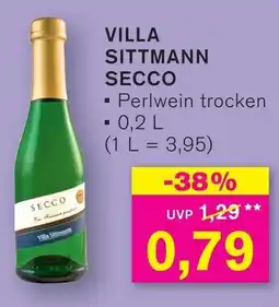 KODi VILLA SITTMANN SECCO Angebot