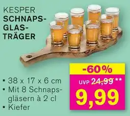 KODi KESPER SCHNAPS- GLAS- TRÄGER Angebot