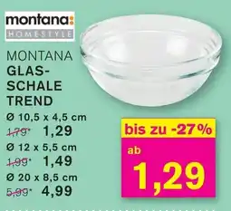 KODi montana: GLASSCHALE TREND Angebot