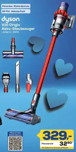 Euronics Berlet dyson V10 Origin Akku-Staubsauger Angebot