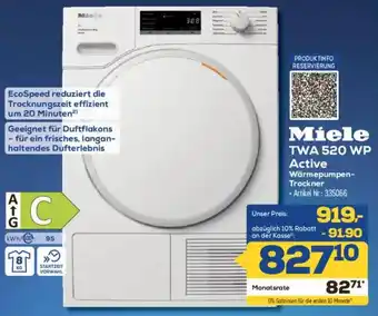 Miele TWA 520 WP Active Wärmepumpen Trockner