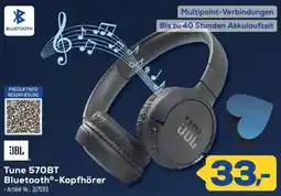 Euronics Berlet JBL Tune 570BT Bluetooth Kopfhörer Angebot