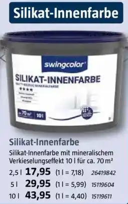 Bauhaus Swingcolor Silikat-Innenfarbe Angebot