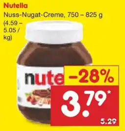 Netto Marken-Discount Nutella Nuss-Nugat-Creme Angebot