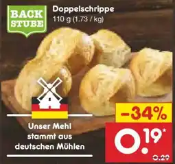 Netto Marken-Discount BACK STUBE Doppelschrippe Angebot