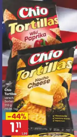 Netto Marken-Discount Chio Tortillas Angebot