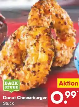 Netto Marken-Discount BACK STUBE Donut Cheeseburger Angebot