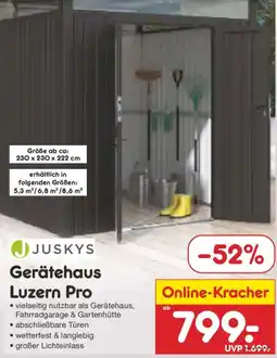 Netto Marken-Discount JJUSKYS Gerätehaus Luzern Pro Angebot