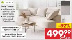 Netto Marken-Discount JUSKYS Sofa Tirano Angebot
